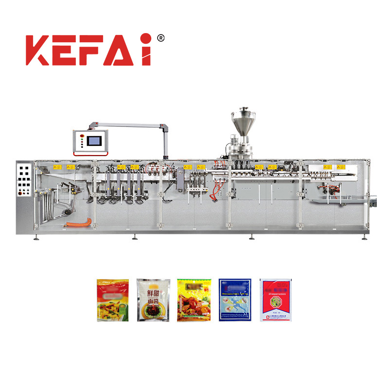 Pakirni stroj za pakiranje zrnc KEFAI HFFS z ravnim stranskim tesnilom