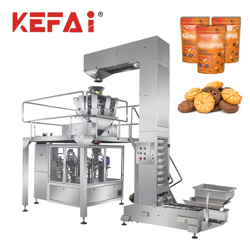 KEFAI rotacijski stroj za pakiranje prigrizkov